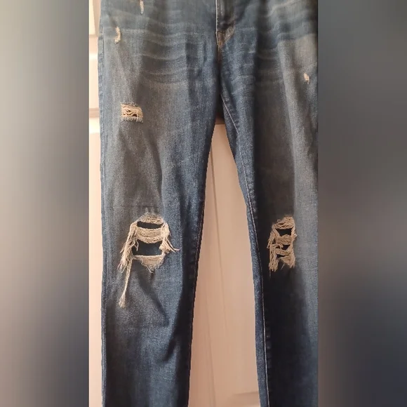 J. Brand Sz 29 Ellis Villain Distressed Destructed Ripped Skinny Jeans - Picture 5 of 16